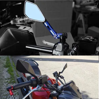 Universālā CNC alumīnija sakausējuma motociklu atpakaļskata spogulis puses spogulis Yamaha TMAX530 TMAX 530 T-MAX530 T-MAX 530