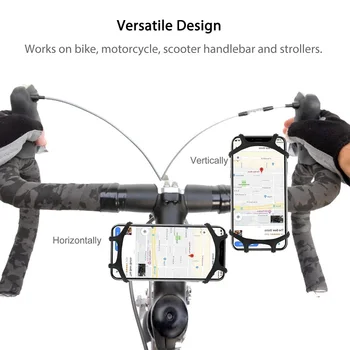 Universālā silikona Velosipēdu, Motociklu Mobilā Tālruņa Turētājs Bike Mount tālruņa turētājs Mobilais GPS, Bērnu Ratiņi Stāvēt