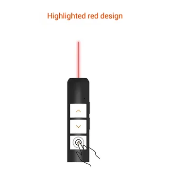 USB 2.4 Ghz Bezvadu Tālvadības Prezentācijas PPT ar Sarkanu Lāzera Rādāmkociņš ar Pildspalvu, Powerpoint Prezentācija Universal Remote