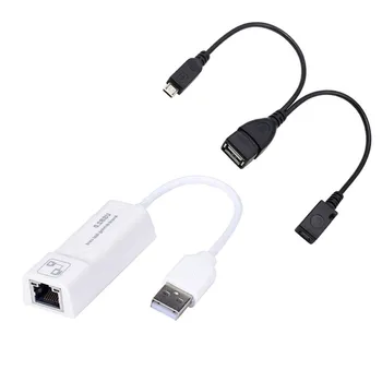USB LAN Ethernet Adaptera Kabeli Samazināt Buffering Par 2. Paaudzes Amazon Fire TV Stick Plug and Play