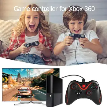 USB Vadu Spēle Rīkoties Kontrolieris Joypad Gamepad Microsoft Xbox 360 Xbox 360 Slim PC Windows