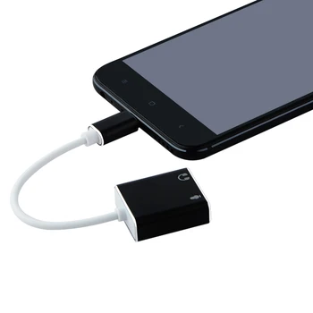 USB3.1 Tips-C, Audio Kabelis, Adapteris, Tips C līdz 3,5 mm Jack Austiņām & Mikrofons USB C Splitter Par HUAWEI Matebook Android