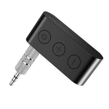 Uzlādējams 3.5 mm Bluetooth Bezvadu 5.0 Audio Uztvērējs TF Mp3 Mūzikas Atskaņotājs, brīvroku Zvanu par Automašīnas Skaļrunis Austiņu M5TB