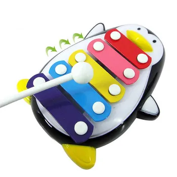 Vairumtirdzniecības 2 Krāsas Bērnu Bērni, Muzikālās Rotaļlietas, 5-Piezīme Xylophone Koka Instrumentu Gudrības Attīstību Agrīnās Izglītības Rotaļlietas, Bērnu Rotaļlietas