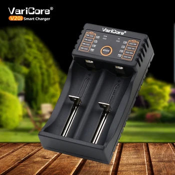VariCore V20i 18650 lādētāju 1.2 V 3,7 V 3.2 V 3.85 V AA / AAA 26650 10440 14500 16340 25500 NiMH litija akumulators smart lādētāju
