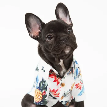 Vasaras Suņu Apģērbu Hawaii Pludmales Krekls Veste Mājdzīvnieku Apģērbu Mazajiem, Vidējiem Suņiem Shiba Franču Buldogs Čihuahua Kucēns Apģērbs