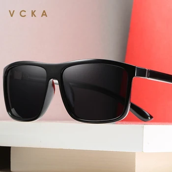VCKA Taisnstūra Ultra Light TR90 Saulesbrilles Vīriešiem Polarizētās KPN Biezums Objektīvs Braukšanas Saules Brilles Sievietēm Brilles UV400