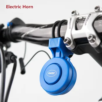 Velosipēdu, elektrisko ragu bell 120dB USB uzlādes lietus signālu kalnu velosipēdu ceļu velosipēda stūres 22-31.8 mm 5