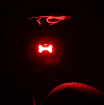 Velosipēdu Taillight 5 Režīmi LED USB Uzlādējams ar Velosipēdu Velosipēds Aizmugures Gaismas Quick-Release brīdinājuma gaismas Der Uz Jebkura Velosipēda vai Ķivere