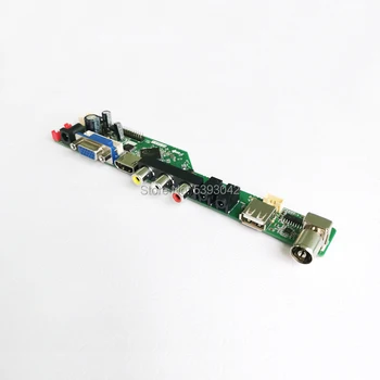 VGA+AV+USB LVDS 30-Pin 1CCFL 1280*800 LCD displejs universālais kontrolieris diska kuģa LTN154AT01/LTN154AT07 ekrāna DIY komplektu