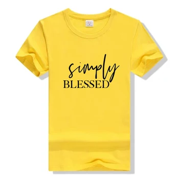 Vienkārši Laimīgs T Krekls Sievietēm Smieklīgi Kristiešu T Laimīgs Mamma Jēzus T-Veida Topi Dāmas Modes Apģērbu Kokvilnas Hipster Piliens Kuģis