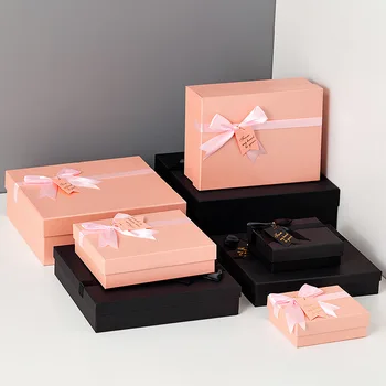 Vienkārši Rozā Priekšgala papīra iesaiņojums dāvanu kārba Dzimšanas dienas lūpu kosmētikas Valentīna s Diena коробка упаковка подарочная коробка пакет