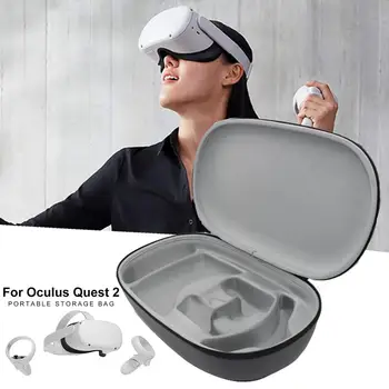 VR Piederumi Oculus Quest 2 VR Austiņas Ceļojumu somiņa Grūti EVA Uzglabāšanas Kaste Soma Oculus Quest2 Aizsardzības Maisiņš