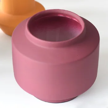 Vāze Ziemeļvalstu Morandi Krāsu Departaments, Mūsdienu Radošā Māksla Žāvētu Ziedu, Keramikas Mājsaimniecības priekšmetu Dekorēšana Ģeometriskā Arrangeme ваза