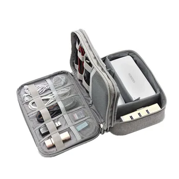 Vīrieši Sievietes Ceļojumu Digtal Soma, USB Datu Kabelis, Lādētājs Mobilo Jauda Austiņu Šķirošanas Maisiņš Gadījumos Organizators Piederumu Uzglabāšanas Produktu