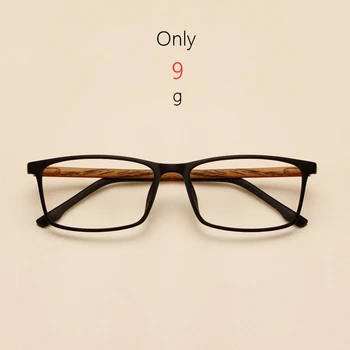 Vīriešiem un sievietēm brilles rāmis koka imitācijas graudu laukumā brilles modes retro Optisko Briļļu Brilles Brilles 98056