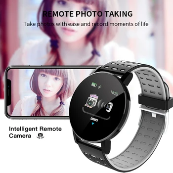 Vīriešu Elektronisko Skatīties Krāsu Displejs asinsspiediena Bluetooth Smartwatch Sieviešu Skatīties Ūdensizturīgs Sports Tracker Android, Ios