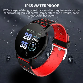 Vīriešu Elektronisko Skatīties Krāsu Displejs asinsspiediena Bluetooth Smartwatch Sieviešu Skatīties Ūdensizturīgs Sports Tracker Android, Ios