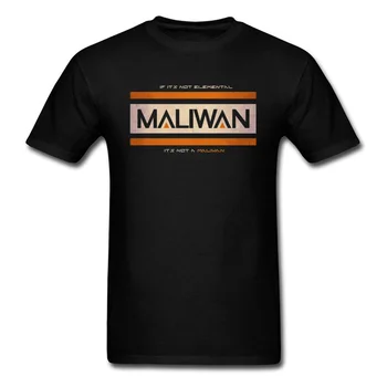Vīriešu Melns T-krekls MALIWAN ELEMENTĀRĀ T Krekls Spēlētājs Retro Vēstuli Tshirt Grupas Iespiesti Topi Grafiskais Plus Lieluma Tees Kokvilnas Audums
