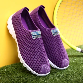Vīriešu Sieviešu Elpojošs Kājām Modes Vasaras Acs Sneaker Gadījuma Slip-on Viegls Sporta Snoes