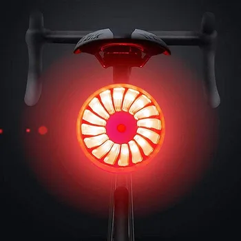 WasaFire Smart Velosipēda Aizmugurējās Gaismas USB Lādējamu Velosipēdu Bremžu Gaismas MTB LED Taillight Riteņbraukšana Brīdinājuma Motocikla Ķivere Lampas