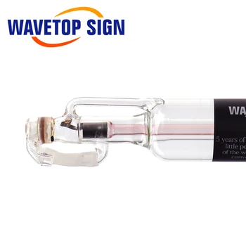 WaveTopSign Co2 Stikla Lāzera Caurule Dia 50mm 820mm 50W Stikla Lāzera Lampas CO2 Lāzera Gravēšanas Griešanas Mašīna