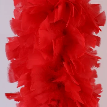 WCFeatherS 200gram Fulffy Red Turcija spalvu Boa Lielās spalvas Šalle Kāzu Lakatu, Apdares Amatniecības