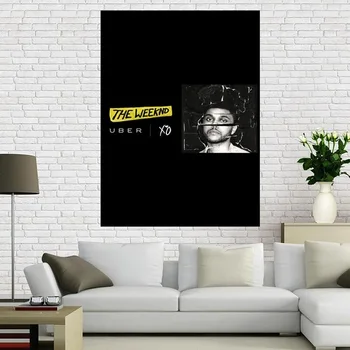 Weeknd Triloģija Mūzikas Audekla, Gleznas, Plakāti un Izdrukas Cuadros Sienas Art Attēlus viesistaba, Mājas Apdare, bez rāmīša