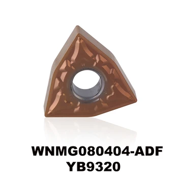 WNMG080404-ADF YB9320 nerūsējoša tērauda P tipa materiāla plāksnītēm pagrieziena ievieto cnc plāksnes WNMG080404 WNMG 080404 WNMG431