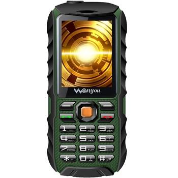WY998 Mobilo Telefonu 2,4 Collu Dual Sim Kartes Dual Gaidīšanas Bluetooth Lukturīti 3800mAh Power Bank Tālrunis Āra Triecienizturīgs