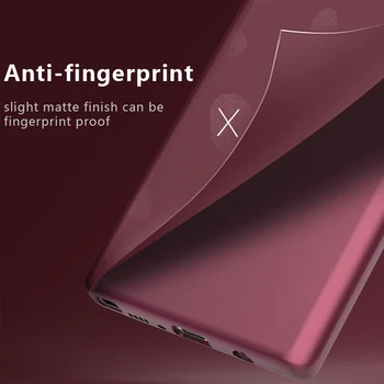 X-Līmenī Par Samsung 9. Piezīmi, Lietu Vāku Luksusa Gudrs Slim Matte Cietās Plastmasas Triecienizturīgs Bruņas Tālruni Gadījumā, Ņemiet vērā, 9 Aizmugurējo Vāciņu Capa