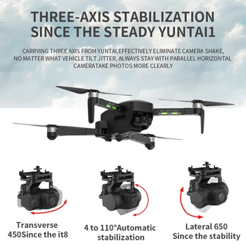 X7 Dūkoņa ar GPS 5G WIFI 4K IZŠĶIRTSPĒJAS 3-Ass Gimbla Kamera Profissional ESC 50X Tālummaiņa Brushless Motors 30 Minūšu lidojums Quadcopter RC