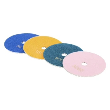 XCAN Pulēšanas Spilventiņu 4inch(100mm) Diamond Sausā/Slapjā Slīpēšana Slīpēšanas Disku 50-6000 Smiltis Flīzes Marmors Granīta Keramikas Abrazīvais Instruments
