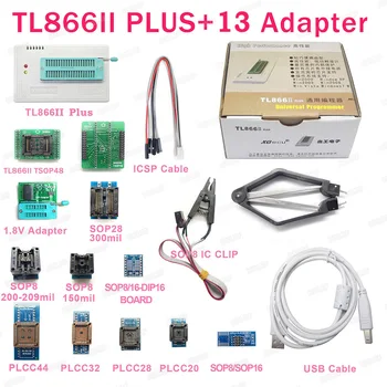 XGECU Oriģināls Jaunu MiniPro TL866II PLUS Programmētājs ātrgaitas USB IC EEPROM BIOS Atbalsta FLASH\EEPROM\MCU SOP\PL