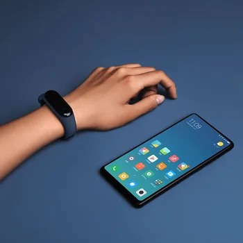 Xiao Mi Band3 NFC Sākotnējā OLED Aproce sirdsdarbība Laiks Smart Aproce Fitnesa Monitors Touch Screen Xiaomi Mi grupa 3