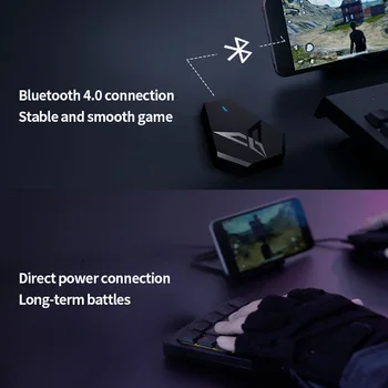 Xiaomi Flydigi Q1 tastatūru, peli converter PUBG automātiskā spiediena pistoli Android, iOS ātrgaitas Kartēšanas Bluetooth 4.0 Pieslēgums