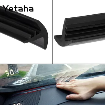 Yetaha 1.6 M EPDM Gumijas Auto Blīvējuma Sloksnes Melnā skaņu necaurlaidīgi Putekļu Pierādījums Weatherstrips Par VW, BMW, Mazda Paneļa pie Vējstikla Malas