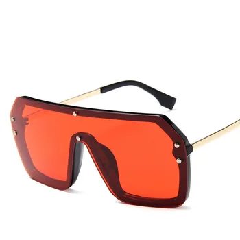 Yoovos ir 2021. Vintage Metāla Saulesbrilles Vīriešiem viengabala Slīpumu, Konfektes Objektīvs Dāma, Saules Brilles Āra Lentes De Sol Hombre UV400
