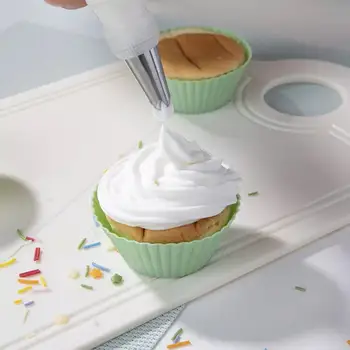 Youpin Cepšana Silikona Veidnes Kūka Pelējuma Uzstādīt Gudrs Muffin Kausa Atkārtoti Bakeing Pelējuma Virtuves Konditorejas Instrumenti Bakeware Par Xiaomi Krāsns