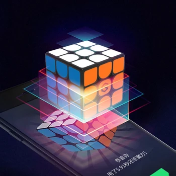 Youpin Giiker i3s AI Saprātīga Super Cube Smart Magic Magnetic Bluetooth APP Sync Puzzle Rotaļlietas