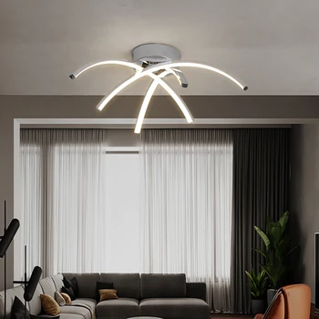 Zelta hromēšana Mūsdienu LED griestu Lustras apgaismojums lustra dzīvojamā istaba guļamistaba Virtuves Iekštelpu apgaismojums