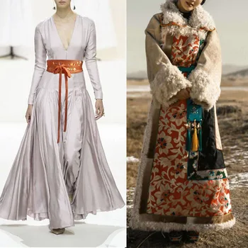 Ziedu Izšuvumi Tradicionālo Kimono Obi Sievietēm Hanfu Izpildi Puses Vintage Tērpus, obi josta vakarā dresse