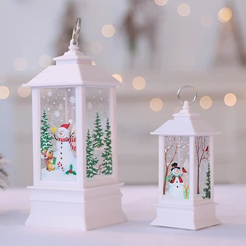 Ziemassvētku Liesmas Gaismas Led Gaismas Elk/Sniega/Santa Claus Modelis Mājas Apdare Karājas Lampas dekoratīvās led gaismas