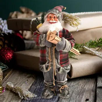 Ziemassvētku Rotājumi Mājās 45CM Liels Santa Claus Lelle ChildrenXmas Jaunā Gada Dāvana Ziemassvētku Eglīte Dekori Kāzu svinības Piegādēm