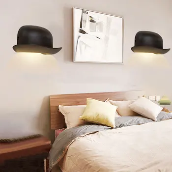 Ziemeļvalstu mūsdienu vienkāršas Mājas uzlabojumu REZULTĀTĀ radošas personības sienas gaismas gultas foajē sienas lampas