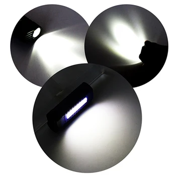 ZK25 EDC Pārnēsājamo kabatas lukturīti USB COB LED Lukturi Uzlādējams super Spilgti Rokas Lāpu, 2 Režīmi, Kempings darba Lampas Gaismas