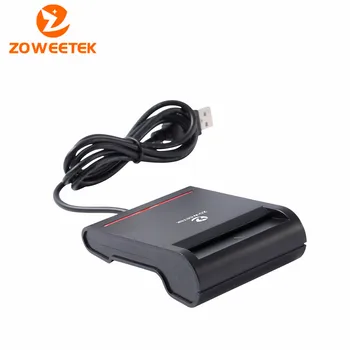 Zoweetek 12026-2 Viegli Comm USB EMV viedkaršu Lasītājs Rakstnieks kopā ar Vadītāju, CD ISO 7816 EMV Skaidu Tagiem SIM /ATM / IS / ID Kartes