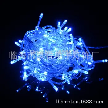 Zvaigznes String Light 100 LED 10M Ziemassvētku/Kāzu/Puse, Apdares Gaismas Vainags AC 110V, 220V Āra Ūdensizturīgs Led Lampas