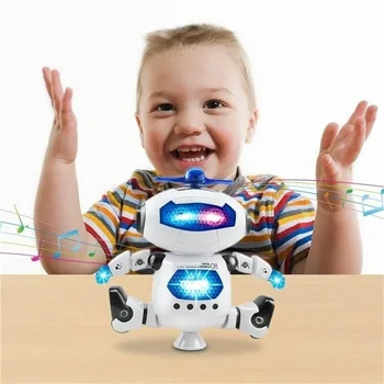 Zēnu rotaļlietu Transformācijas robots mazulis toddler robots 2-8 gadus veciem elektriskā žilbinošas deju robots bērnu dzimšanas dienas dāvanas Zēns Dāvanu