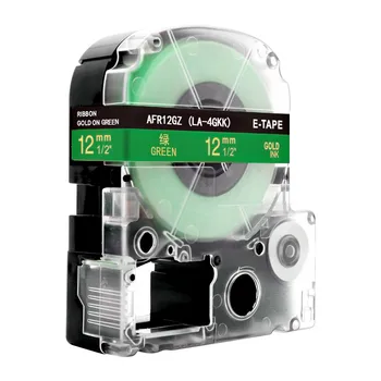 Zīdaini lentes lentes SFR12 saderīgu 12mm krāsu marķējuma lentes LK-4 Epsons etiķetes printeriem veicināšana